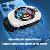 Phone Semiconductor Cooling Fan 3 Gear Adjustable Game Cooler Silent Radiator for IPhone for Xiaomi for Huawei Live Streaming