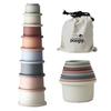 Ponpy Stacking Cups, Educational Toy for Kids and Babies, Cup Stacking, Ages 1, 2, and 3, Baby Gift, Baby Shower Gift