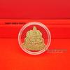 Shuibei 999 Fine Gold Phone Sticker 2mg: God of Wealth, Persimmon, Lucky Cat Amulet Souvenir Gift.