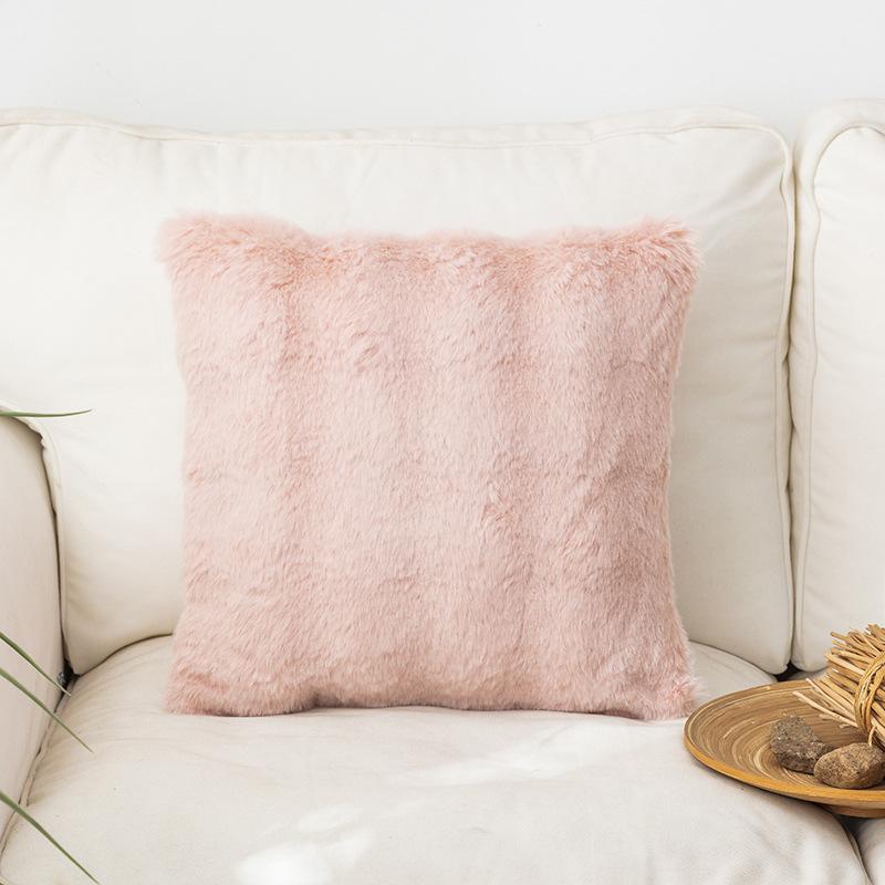 Твердый квадратный чехол для подушки, чехол для подушки 43x43 см, флокированная подушка для дивана, наволочка для сиденья, автомобильного кресла, домашний текстиль, декоративный