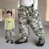 Мальчиковые камуфляжные повседневные спортивные штаны Весна и Осень Детская одежда Универсальные спортивные штаны Детские штаны-джоггеры со средней посадкой