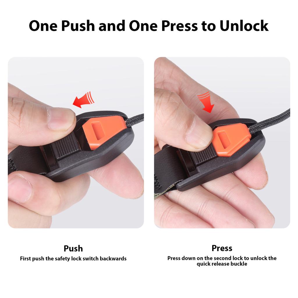Camera Wrist Strap Adjustable Magnetic Quick Release with Safety Connector for Most Cameras