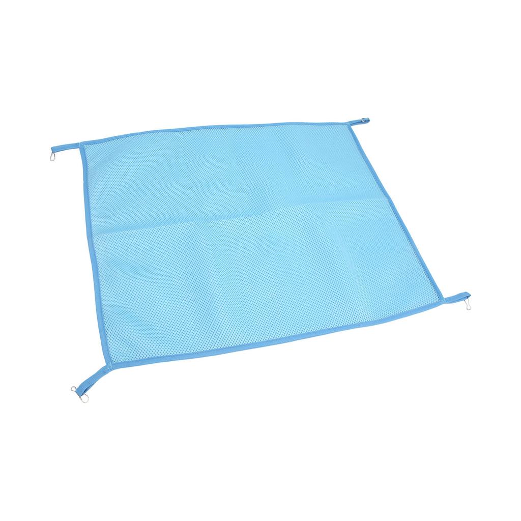 Гамак для клетки питомца Дышащий Прохладный Подвесной Летний Сетчатый Кроватка для Кошки Морской Свинки Хомяка Синий 39x48см