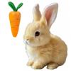 Мягкая игрушка Мой реалистичный кролик Игрушка Симуляция Ходьба Виляние Кролик Подарки на день рождения