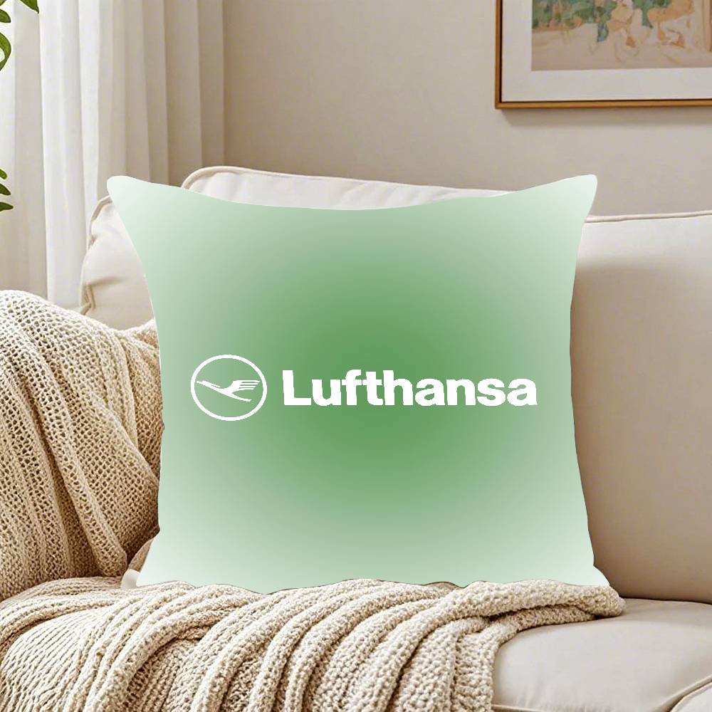 Lufthansa German Airlines Наволочка с принтом, наволочка для гостиной, дивана, чехол для подушки и декор для спальни