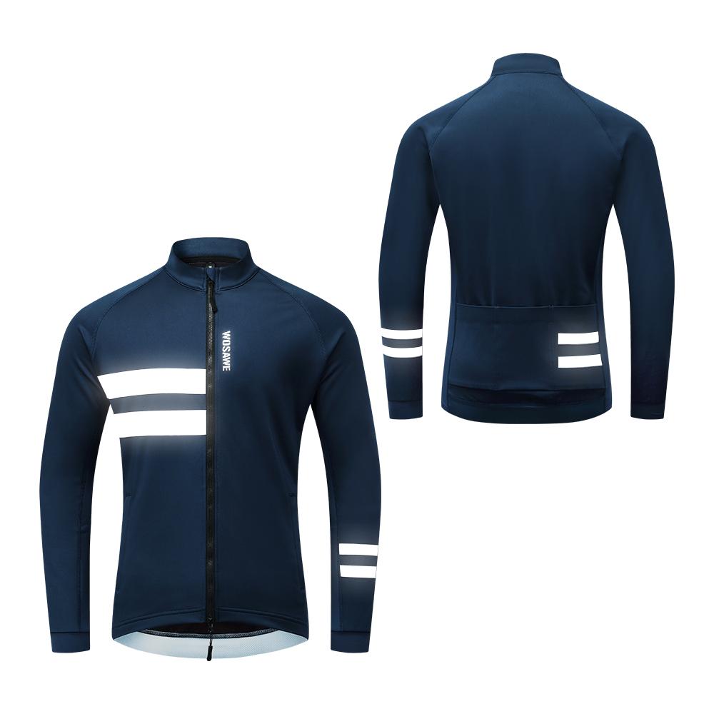 Wosawe Велосипедная уличная мягкая куртка YKK на молнии, велосипедная термофлисовая зимняя теплая ветровка