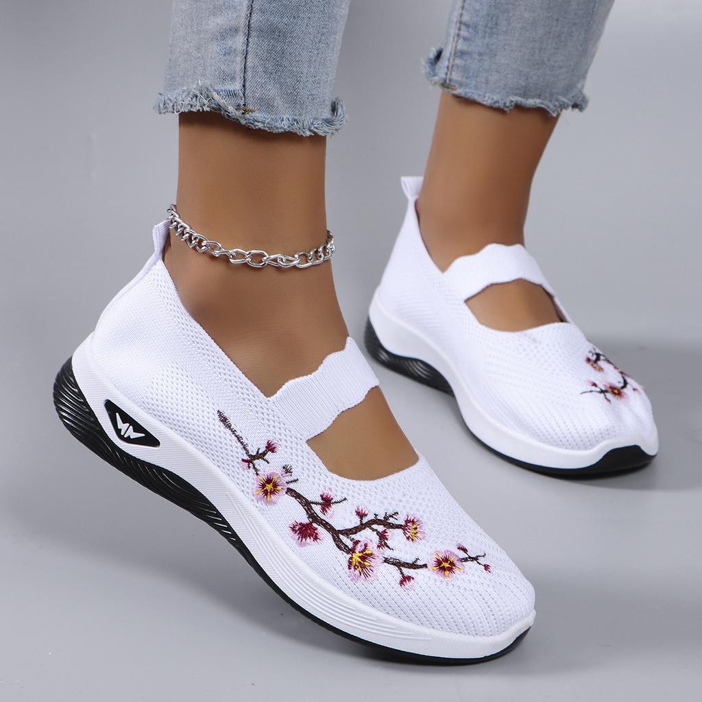Women's Summer Breathable Mesh Flat Shoes Women's Shoes Casual Sports Shoes