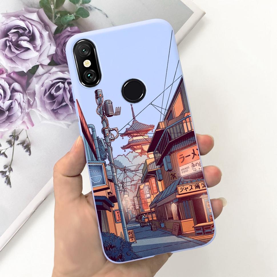 Для Xiaomi Mi A2 Lite (Редми 6 Про) Чехол Новый Модный Мягкий Тонкий Чехол для Телефона Для Xiaomi MiA2 Lite Redmi6 Pro Полностью Задняя Крышка
