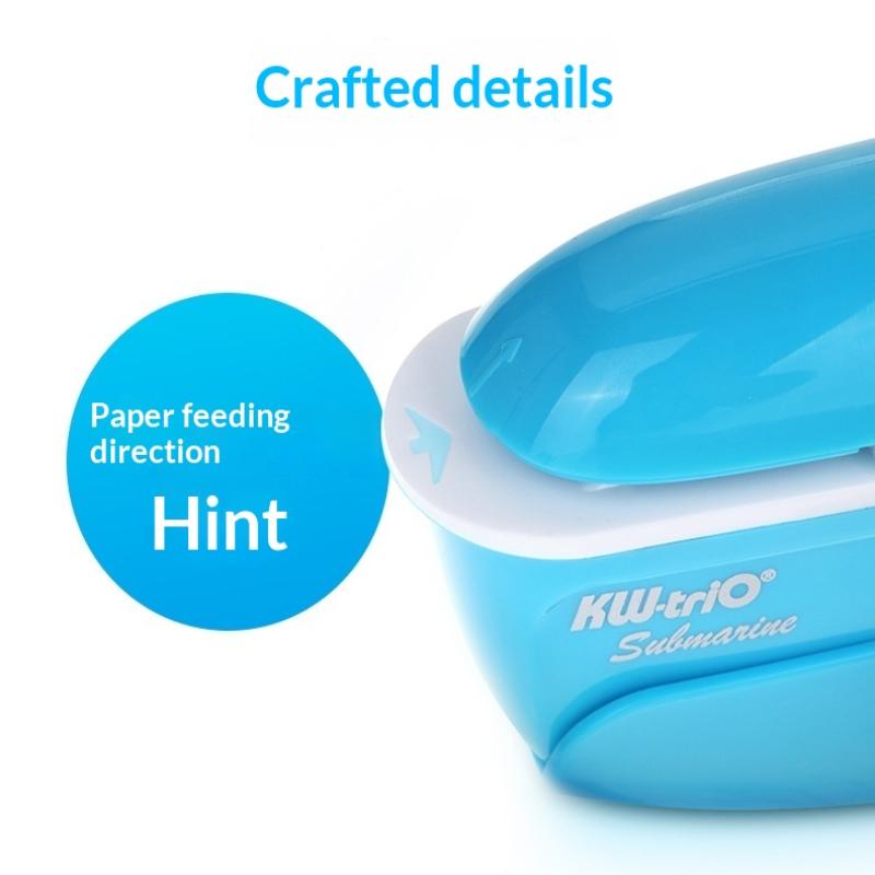 Настольный степлер без скрепок для фиксации до 8 листов для дома, школы, офиса, настольный степлер для билетной бумаги и переплета документов