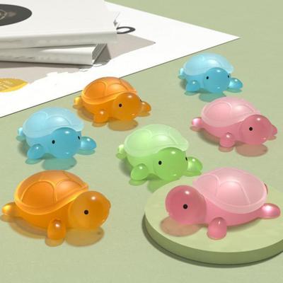 4 шт. мыла ручной работы с эфирными маслами для детей, натуральные ингредиенты, увлажняющее мыло в форме милой мини-черепахи, ароматизированное мыло ручной работы, подарок для гигиены дома