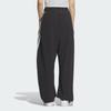 adidas Спортивные брюки Climacool из ткани, быстросохнущие, свободного кроя, в полоску, повседневные, женские, черные KC1492