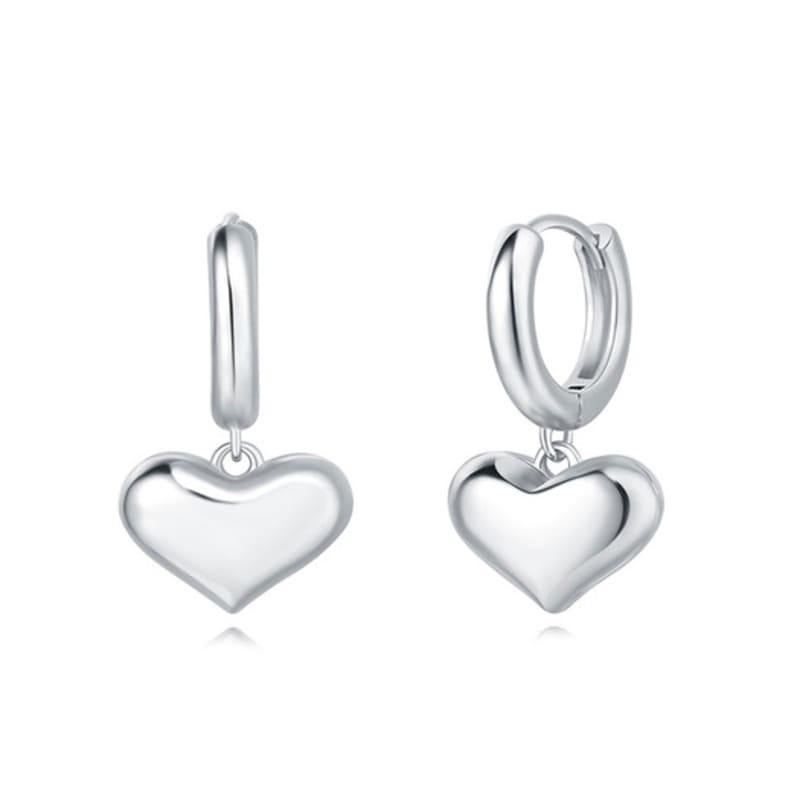 WESTISLAND Plump Heart One-Touch Earrings_WI5061420