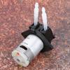12V  3*5 Dosing Pump DIY Peristaltic Tube Head For Aquarium Lab Chemical Analysis