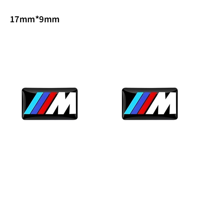 Car Sticker Steering Wheel Hub Decals For BMW M Performance E36 E60 E90 X2 X1 X3 X5 E46 E39 E70 M3 M5 M6 G20 G30 E93 Z3 Z4 f90