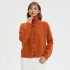 2025 Sweaters Buttons Turtleneck Cardigan Autumn Women Solid Knitting Loose