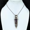 Sage Amethyst  Pendant, Gemstone 999 Copper Wire Wrapped Jewelry Pendant, Handmade Jewelry Birthstone Pendant, Gift For Him