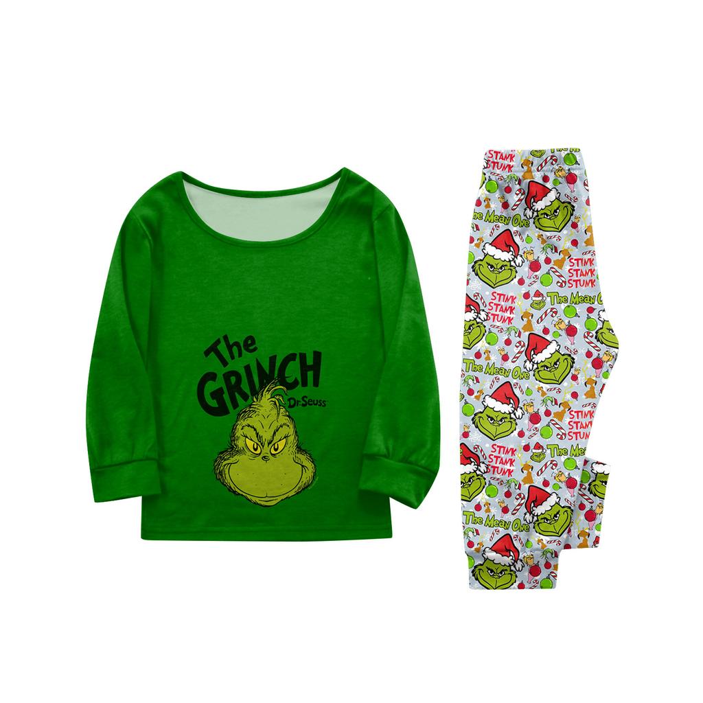 Комплект из топа и брюк с рождественскими принтами для всей семьи Одинаковые комплекты для всей семьи