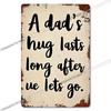 Retro Metal Tin Signs Man Cave Mom Karaoke Family Love Decor Wall Art Vintage Home Decoration