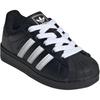 adidas Originals Superstar 2 Устойчивые к истиранию Низкие Детские скейтбордические кроссовки Черные Детские JI0214