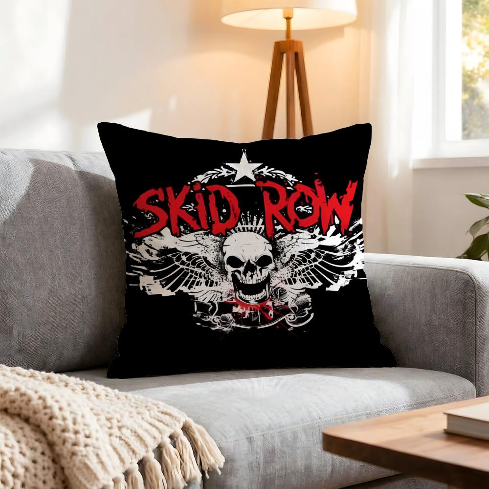 Band Skid Row Cushion Cover Pcs Decorative Covers Soft Cushion Case for Sofa Couch Decor x x Pillowcases