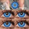 Eyeshare 1Pair Halloween Colored Contact Lenses for Eyes Lenses Red Eye Contacts Blue Eye Lens Cosplay Color Contact Lenses