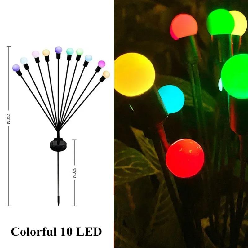 Christmas Decoration Solar Powered Firefly Lights Outdoor Waterproof Vibrant Garden Lights Upgraded for Wedding and Garden