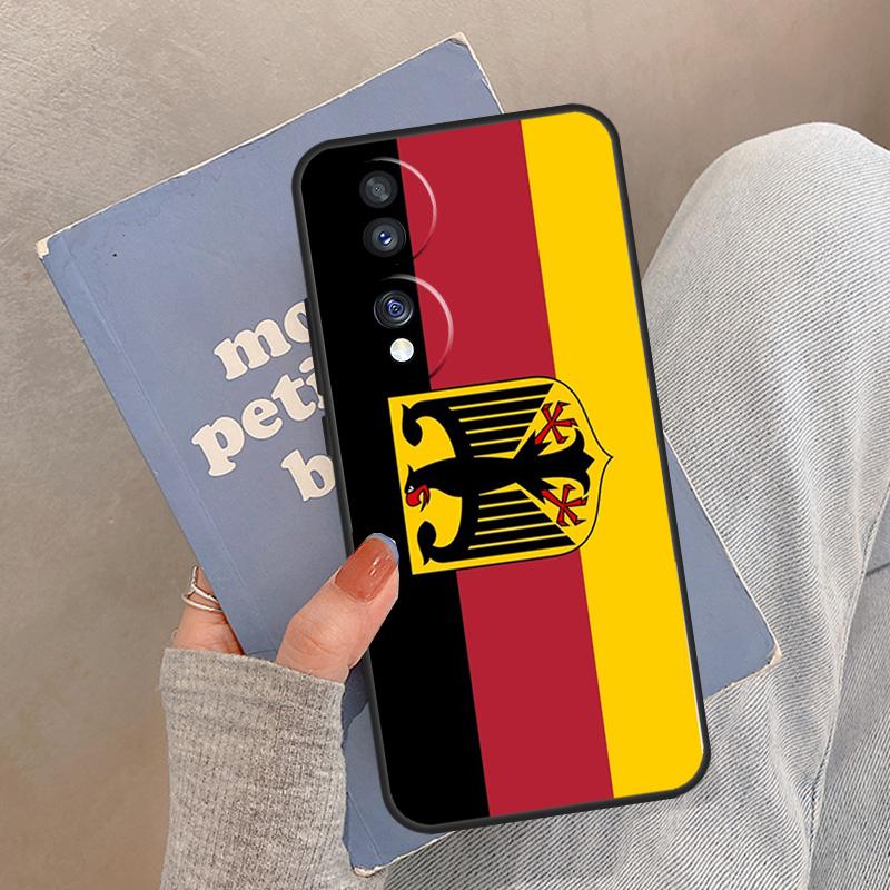 Чехол-эмблема с флагом Германии для Honor Magic 8 Pro 5 6 7 Lite Чехол для Honor 400 200 90 70 50 X8a X8b X9a X9b X9c