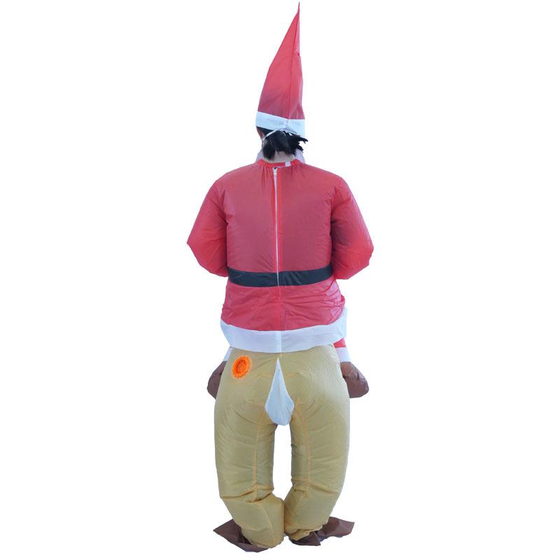 Christmas Halloween Santa Reindeer Inflatable Costume for Outdoor Party or Performance