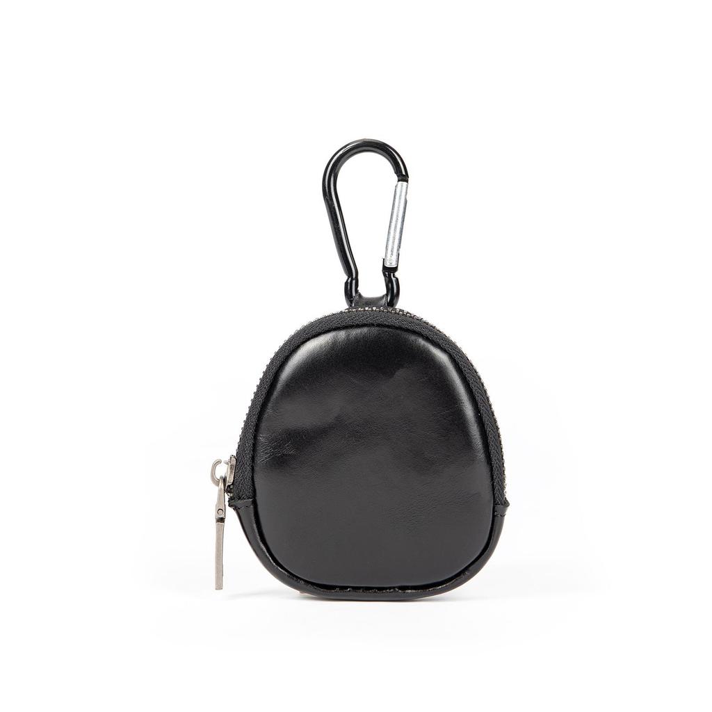 Винтажный кошелек для монет из натуральной кожи: Многофункциональный мини-кошелек на молнии из коровьей кожи высшего слоя