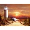 Scenery Seaside Villa Diamond Painting Lighthouse Cross Stitch Mosaic Patterns Home Decor