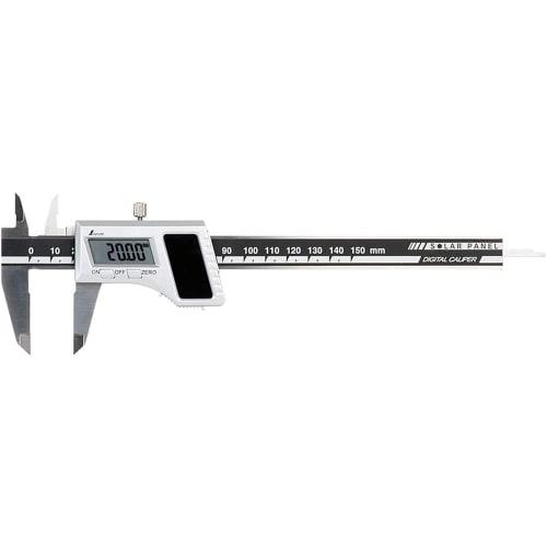 Shinwa Sokutei Digital Caliper with Solar Panel, 150mm, 19983