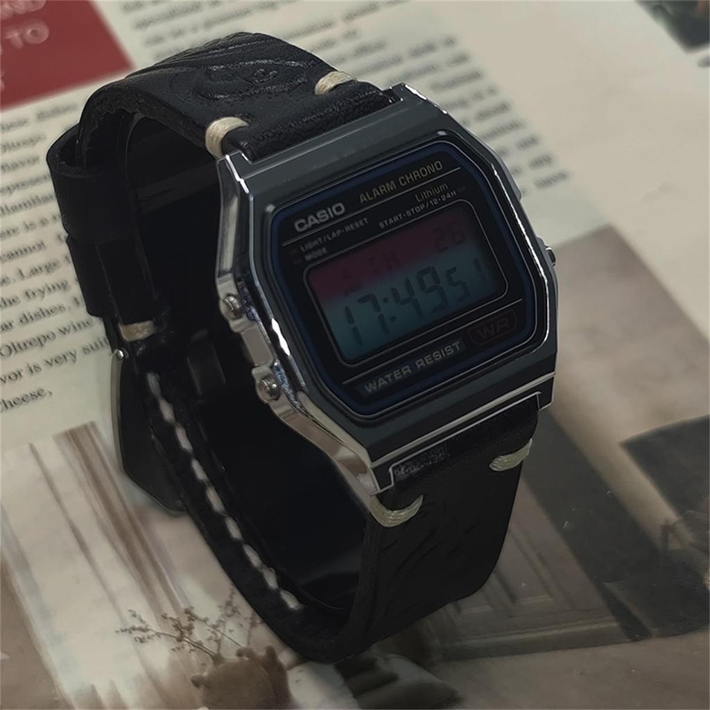 Casio Унисекс ЧАСЫ ДЛЯ ПОДРОСТКОВ Черные A158WA-1(Watch3--)