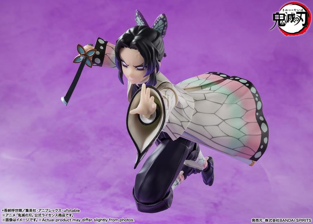 TAMASHII NATIONS S.H.Figuarts Demon Slayer: Kimetsu No Yaiba Shinobu Kocho Approx. 130mm PVC & ABS Painted Movable Figure