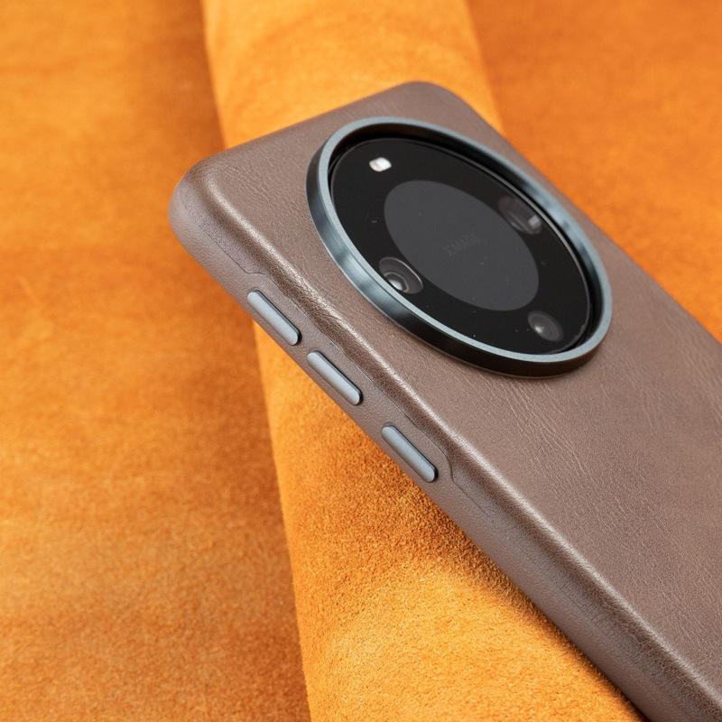 Чехол для телефона Huawei Mate60Pro Бизнес Всевключающий Магнитный Противоударный Pura70pro Высококлассный Мужской Кожаный Чехол