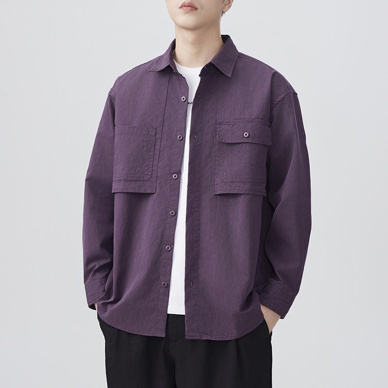 Новая весенняя японская ретро мужская свободная рубашка в стиле горного аутдора, повседневная американская
