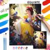 Disney Белоснежка масляная живопись ручная роспись набор для рисования сделай сам украшение для дома комнаты подарок