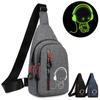 Men's Chest Bag 2025 New Casual Fashion Shoulder Bag Male Hand Crossbody Korean Cycling Backpack