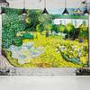 Картина маслом с принтом гобелен Мандала поля посевы деревенская ферма декоративный гобелен фермерский дом Настенный декор ткань богемный гобелен