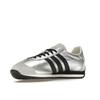 Adidas Country OG серебристо-металлические черные женские кроссовки Off-White Core-Black JH6337