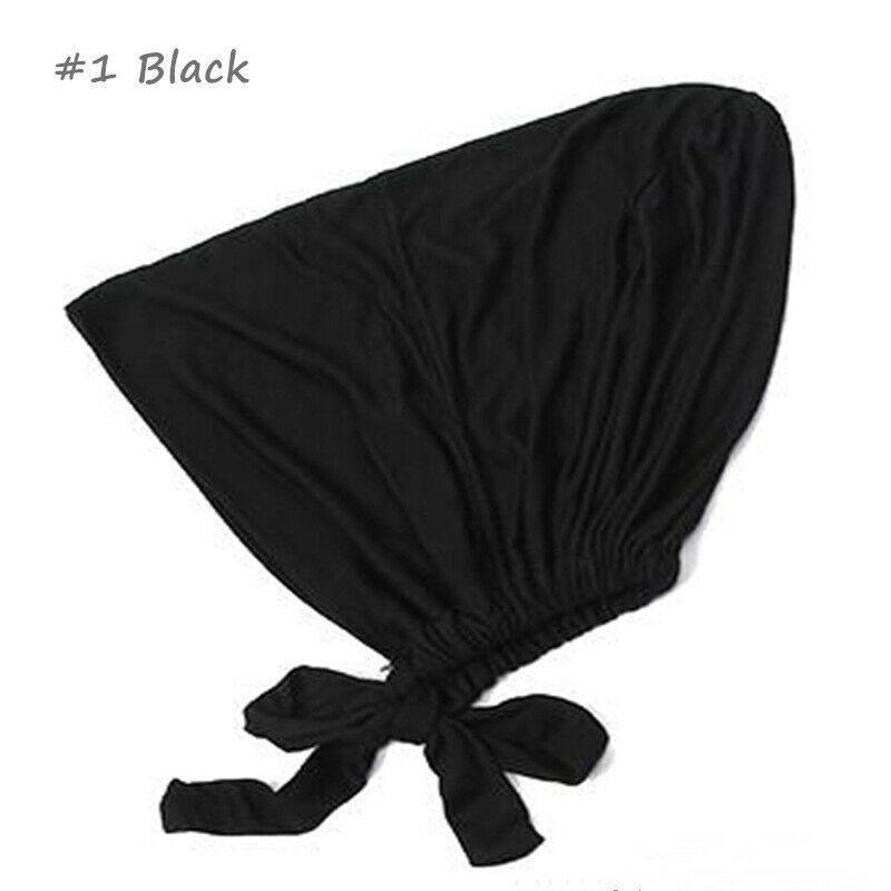 Muslim Scarves Women Muslim Clothing Solid Modal Caps Islamic Underscarf Bonnet Turban