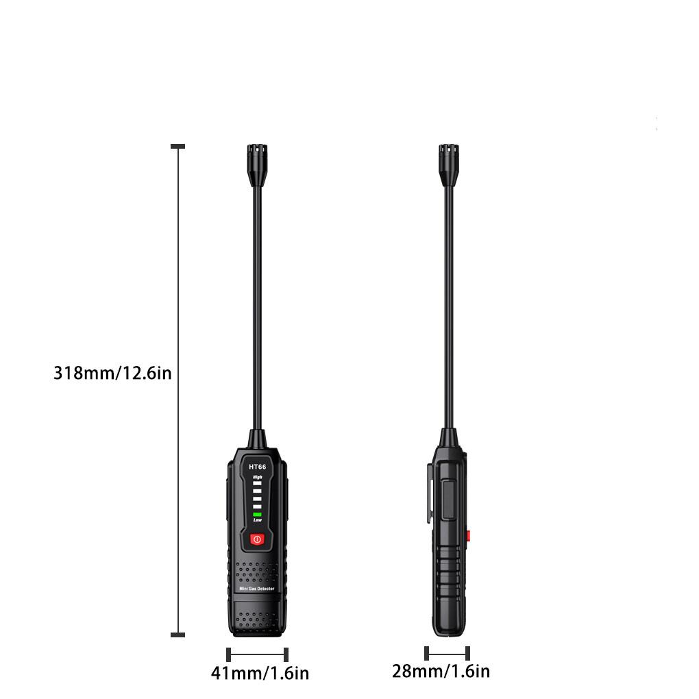 Детектор горючих газов Анализатор горючих газов Тестер безопасности Метан Определить Портативный Пропан Сигнализация Утечка