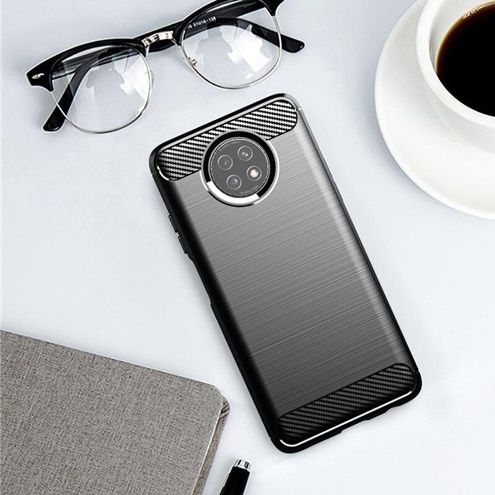 Case for Xiaomi Redmi Note 9T 5G, Karbon, black