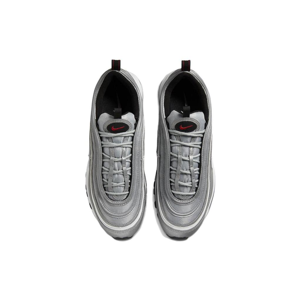 Nike Мужские кроссовки Air Max 97 OG Silver Bullet 2022 Металлик-Серебристый Университет-Красный Черный DM0028-002