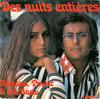 7inch Record AL BANO & ROMINA POWER - Des Nuits Entières 49237 Carrere 1976 France Pop Used