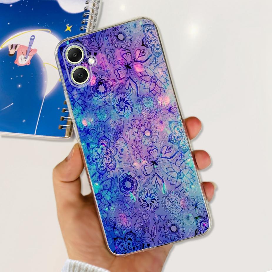 For Samsung Galaxy A05 Case SM-A055F Cute Painted Back Cover Phone Case For Samsung A05 A 05s Galaxy A05s Soft TPU Fundas Bumper