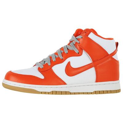 Женские кроссовки Dunk High Team Orange Gum белые матово-серебристые 325203-100