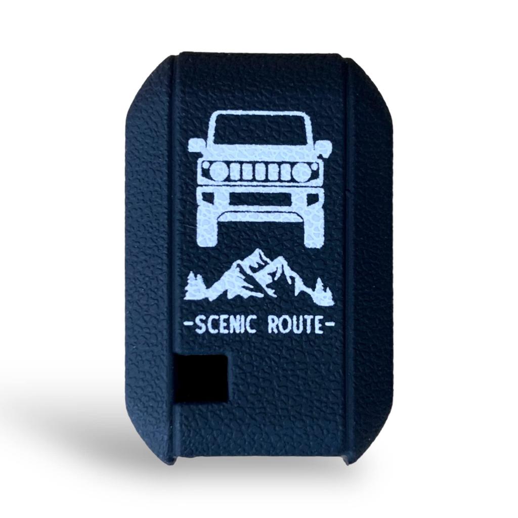 Suzuki Jimny JB64 Sierra JB74 Специально разработанный для предотвращения царапин чехол для смарт-ключа Силиконовый чехол для ключа Чехол [SUITY] (черный)