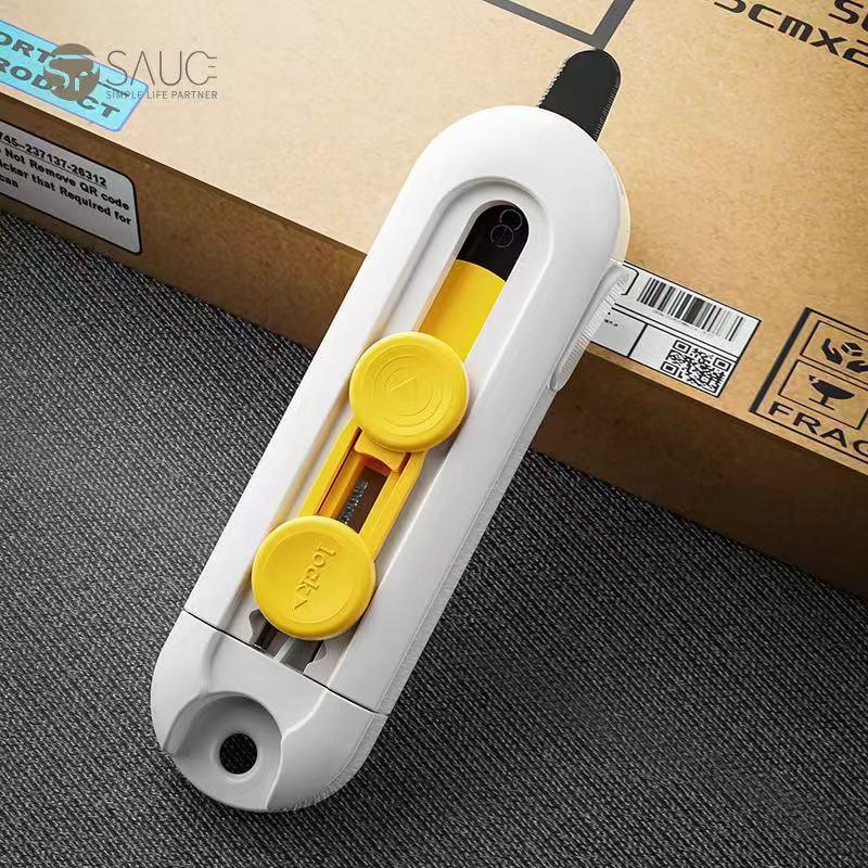Multi-Functional Magnetic Craft Knife: Handy Student Tool for Paper Cutting and Box Opening.