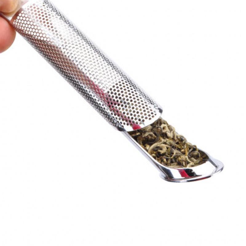 1Pc Pipe Shape Design Stainless Steel Tea Infuser