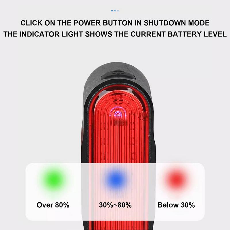 Задний фонарь для велосипеда, умный водонепроницаемый задний фонарь для велосипеда, автоматический задний фонарь с питанием от батареи, простое крепление для спортивных шоссейных горных велосипедов
